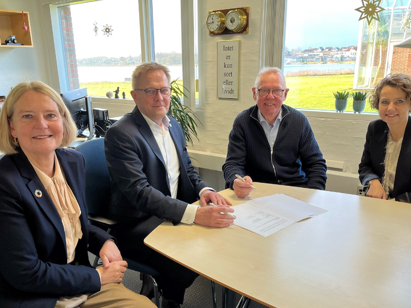 Resultatkontrakten med Morsø Kommune for de kommende 2 år er underskrevet